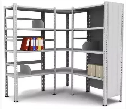 Стеллаж металлический угловой Титан МС 1800x600x400/6